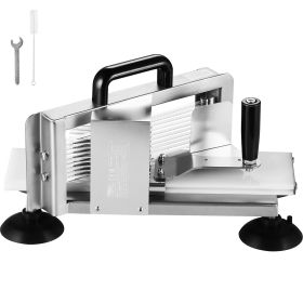 Commercial Tomato Slicer, 1/4 inch Tomato Cutter Slicer, Stainless Steel Heavy Duty Tomato Slicer Machine, Manual Tomato Slicer with Non-slip Fee