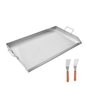 Stainless Steel Griddle, 36x22 inch Universal Flat Top Rectangular Plate, Gas Grill Griddle for BBQ Grill, Teppanyaki